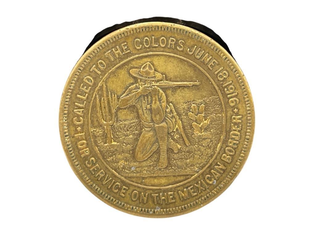 ANTIQUE 1916 U.S. SERVICE ON THE MEXICAN BORDER U.S. MILITARY MEDAL (1 of 6)