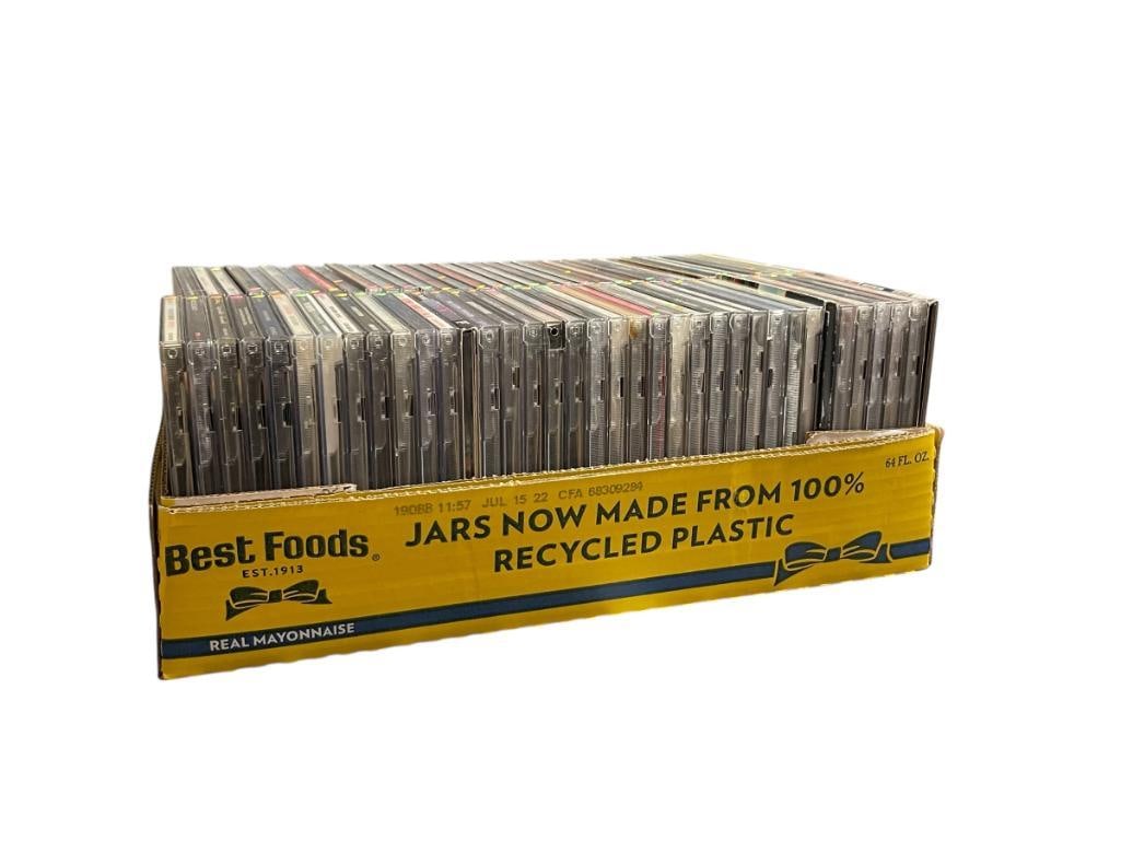 APPROX. 70 ASSORTED MUSIC CD'S IN ORIGINAL CASES (1 of 8)