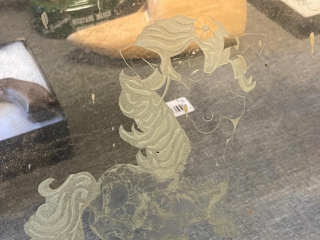 HISTORICAL NEVADA BROTHEL MEMORABILIA JOE & SALLY MUSTANG RANCH ENTRY GLASS, REVOLVER, MONEY CLIP - 4