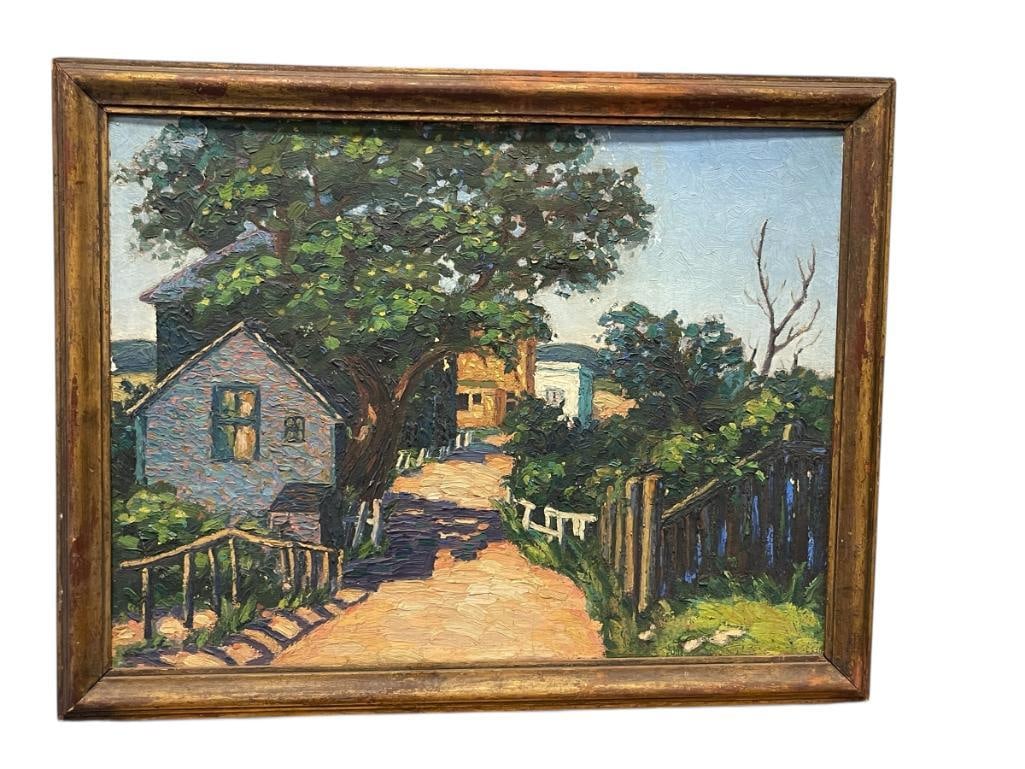 MINNIE MURPHY AMERICAN ARTIST ORIGINAL ACRYLIC ON CANVAS LANDSCAPE PAINTING (1 of 9)