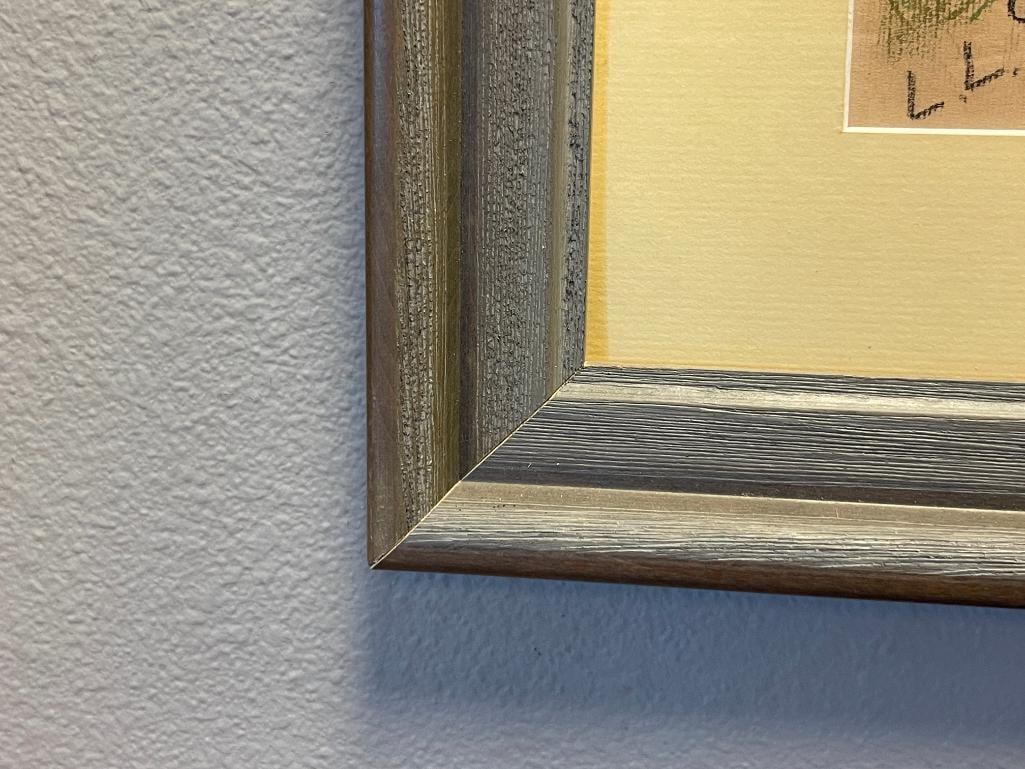 HOPI MADDEN ORIGINAL PASTEL ON PAPER BY RENOWN SACRAEMNTO KACHINA MAKER L.L. SCOTT (1920-2011) - 7