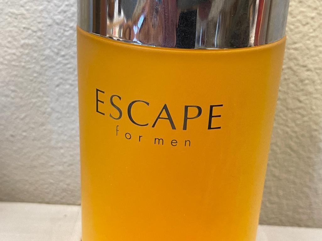 DEPARTMENT STORE PERFUME / PARFUME FACTICE CALVIN KLEIN ESCAPE LARGE DISPLAY FRAGRANCE BOTTLE - 3