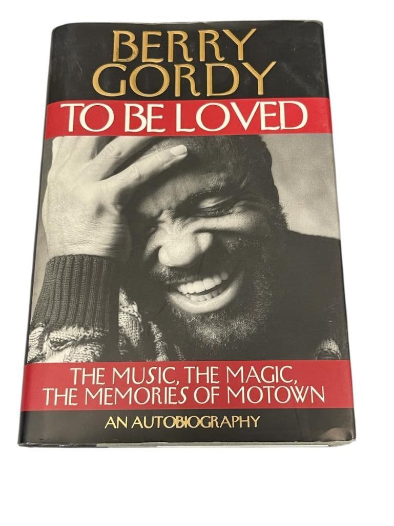 SIGNED FIRST EDITION BERRY GORDY TO BE LOVED AUTOBIOGRAPHY BOOK HARD COPY WITH DUST JACKET (1 of 5)