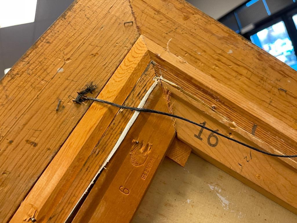 MID-20TH CENTURY ORIGINAL ACRYLIC ON CANVAS IMPRESSIONIST MEDITERRANEAN LANDSCAPE - 7