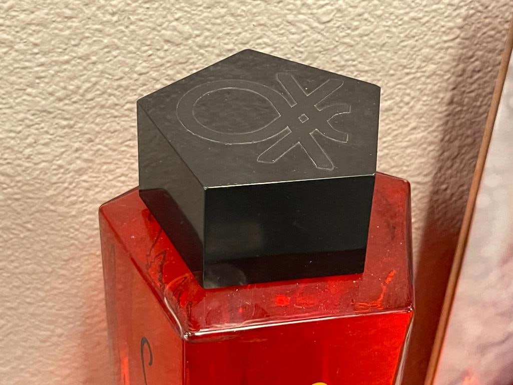 DEPARTMENT STORE PERFUME / PARFUME FACTICE COLORS DE BENETTON LARGE DISPLAY FRAGRANCE BOTTLE - 2