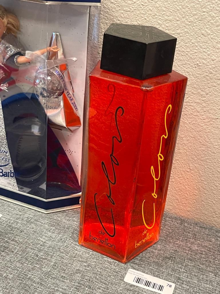 DEPARTMENT STORE PERFUME / PARFUME FACTICE COLORS DE BENETTON LARGE DISPLAY FRAGRANCE BOTTLE - 5