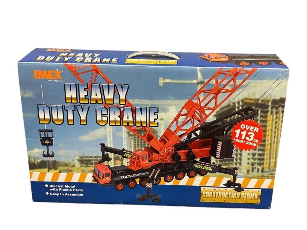 IMEX MODEL COMPANY DIE-CAST METAL HEAVY DUTY CRANE CONSTRUCTION MODEL TOY (1 of 6)