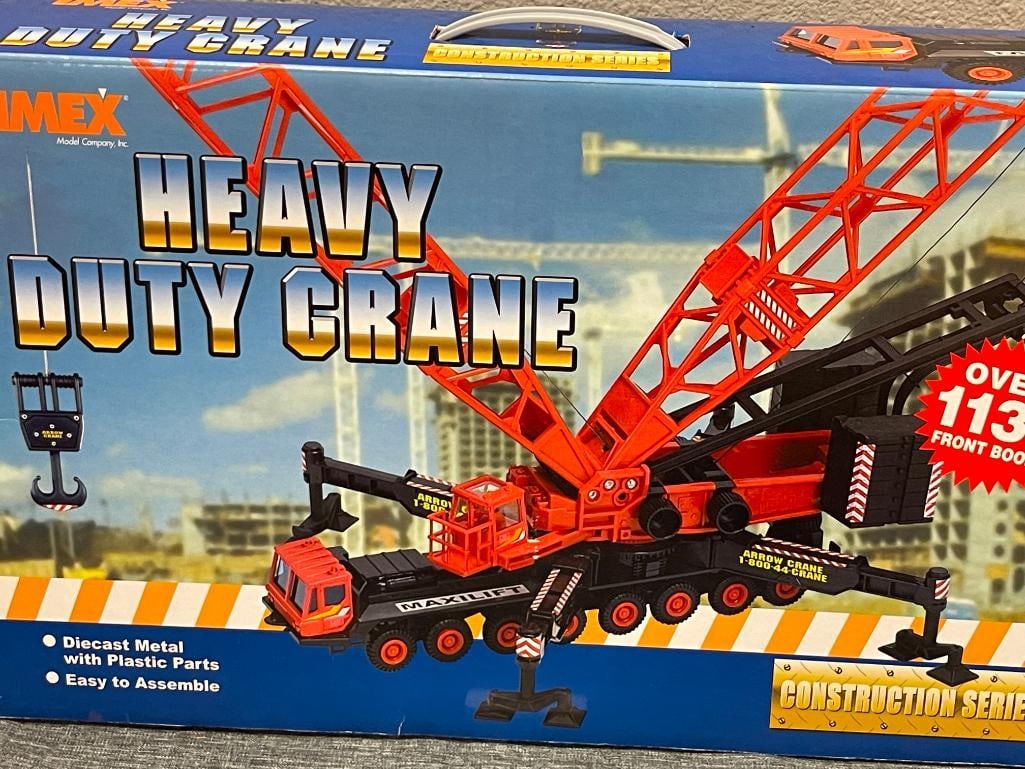 IMEX MODEL COMPANY DIE-CAST METAL HEAVY DUTY CRANE CONSTRUCTION MODEL TOY - 2