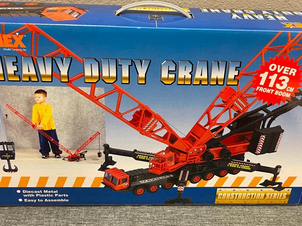 IMEX MODEL COMPANY DIE-CAST METAL HEAVY DUTY CRANE CONSTRUCTION MODEL TOY - 4