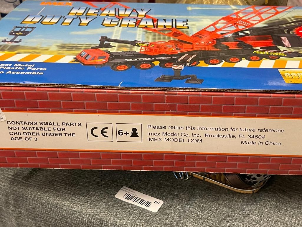 IMEX MODEL COMPANY DIE-CAST METAL HEAVY DUTY CRANE CONSTRUCTION MODEL TOY - 6