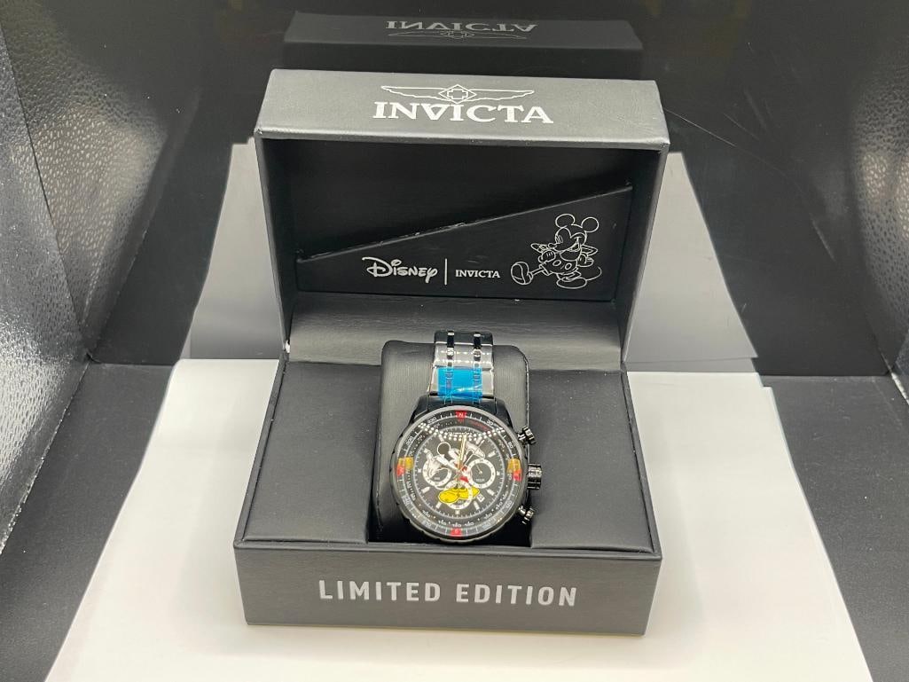 MEN'S LIMITED EDITION DISNEY MICKEY MOUSE INVICTA QUARTZ CHRONOGRAPH WRISTWATCH MODEL NO. 26743 - 2
