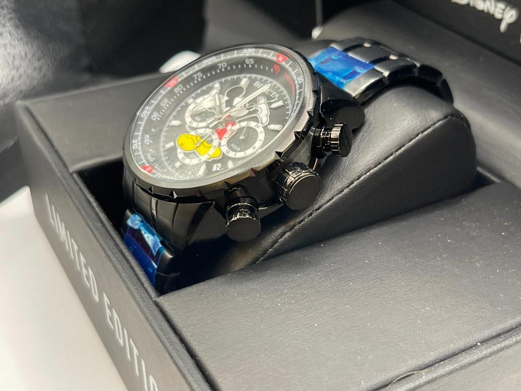 MEN'S LIMITED EDITION DISNEY MICKEY MOUSE INVICTA QUARTZ CHRONOGRAPH WRISTWATCH MODEL NO. 26743 - 5