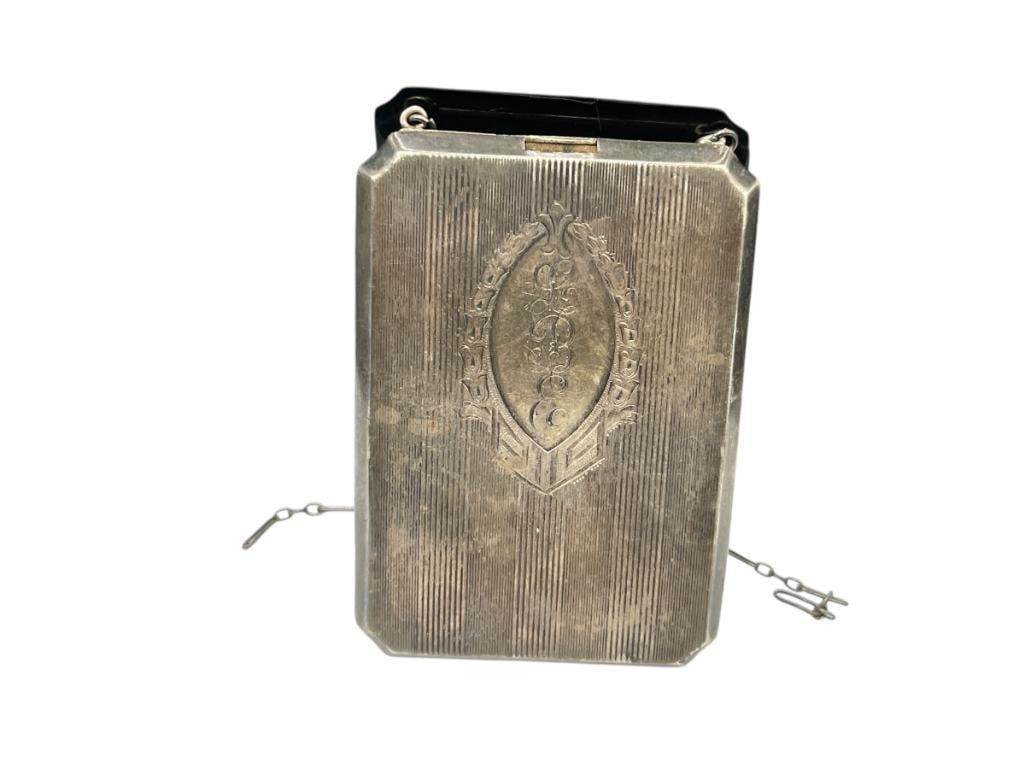 ANTIQUE ELGIN STERLING SILVER COIN CASE (1 of 9)