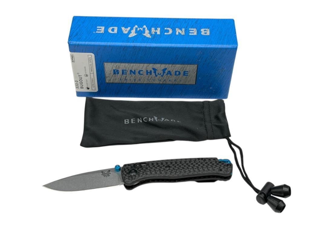 NEW IN BOX BENCHMADE BUGOUT 533-3 FOLDING KNIFE (1 of 8)