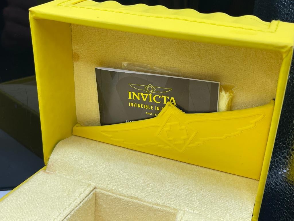 NEW MEN'S INVICTA PRO DIVER MECHANICAL WRISTWATCH FEATURING UNIQUE SKELETON DESIGN DIAL - 10