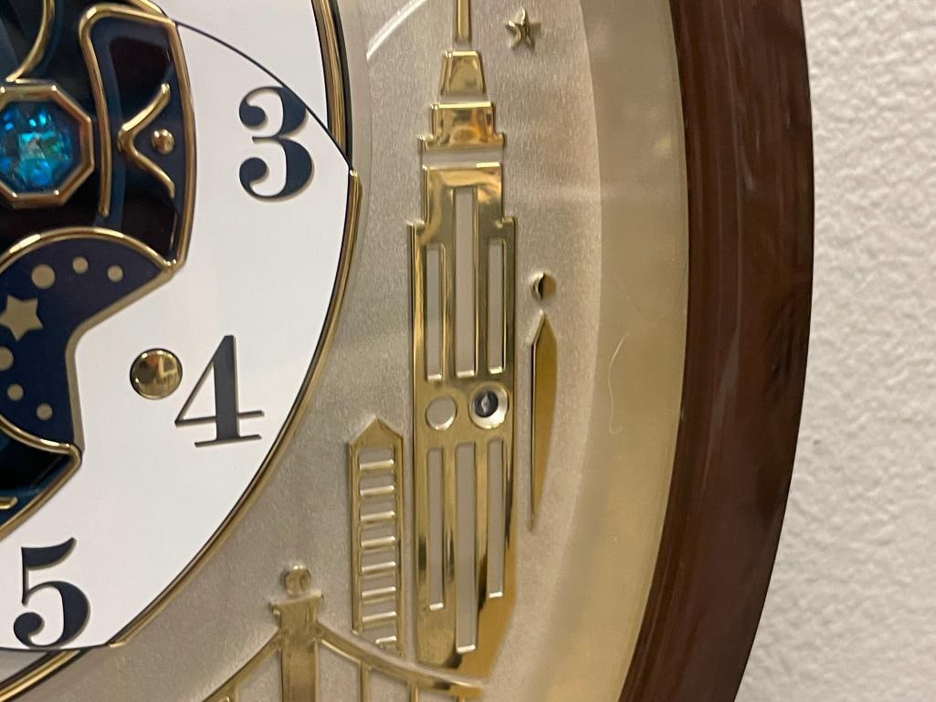 SEIKO MELODIES IN MOTION BATTERY OPERATED ANIMATED WALL CLOCK WITH SWAROVSKI CRYSTALS - 5