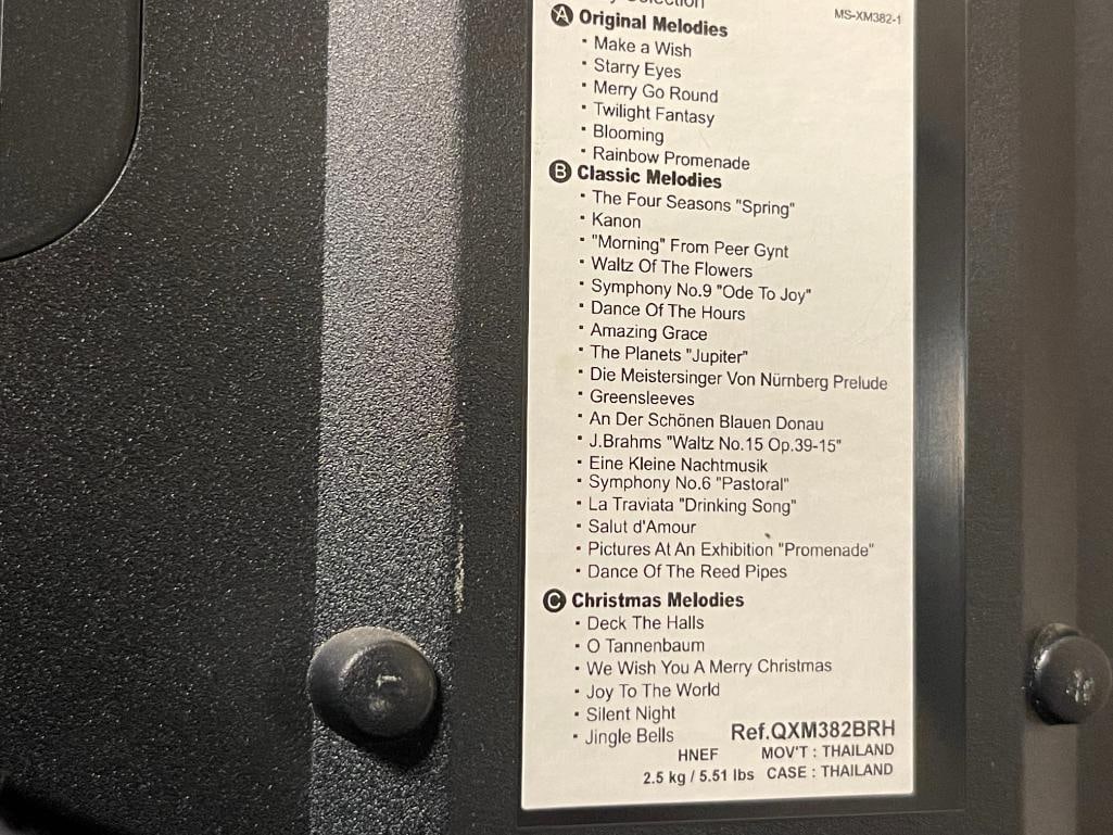 SEIKO MELODIES IN MOTION BATTERY OPERATED ANIMATED WALL CLOCK WITH SWAROVSKI CRYSTALS - 6