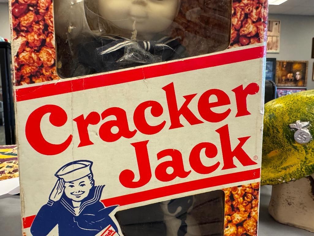 TWO VINTAGE CRACKER JACK SAILOR AND DOG DOLLS (1 of 9)