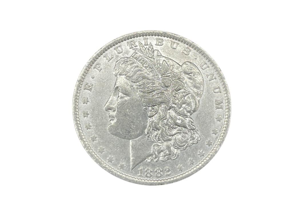 1882-O U.S. MORGAN SILVER DOLLAR (1 of 6)