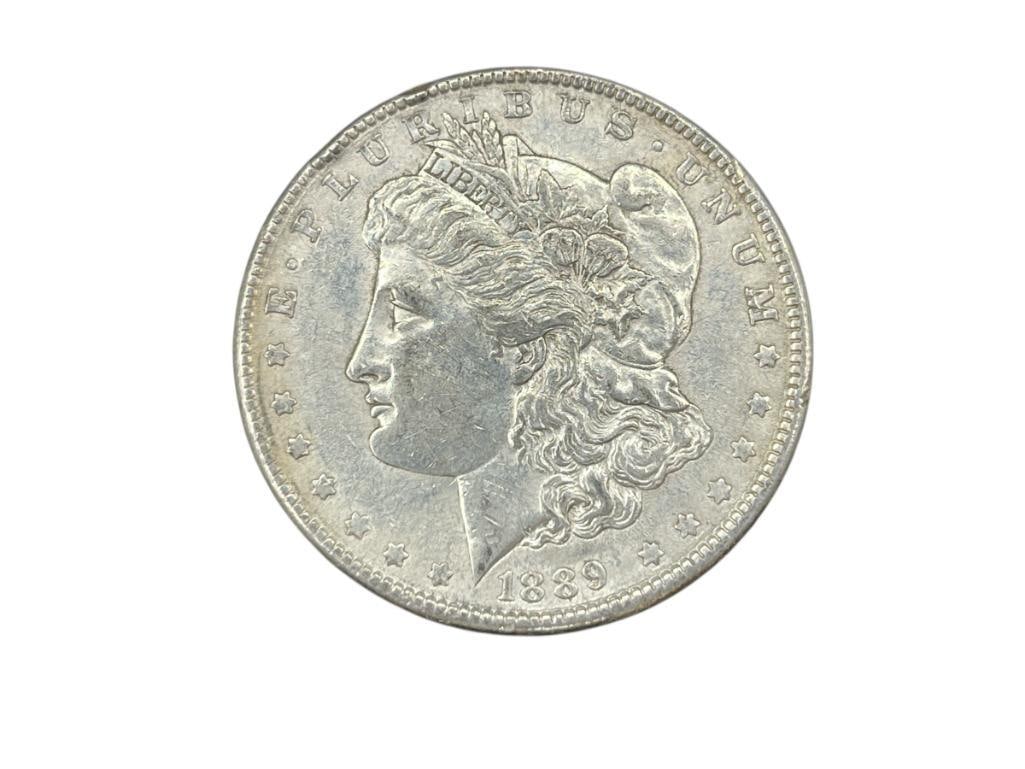 1889 U.S. MORGAN SILVER DOLLAR (1 of 6)
