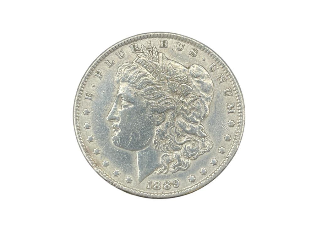 1889 U.S. MORGAN SILVER DOLLAR (1 of 6)