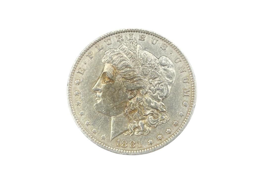 1881-O U.S. MORGAN SILVER DOLLAR (1 of 6)