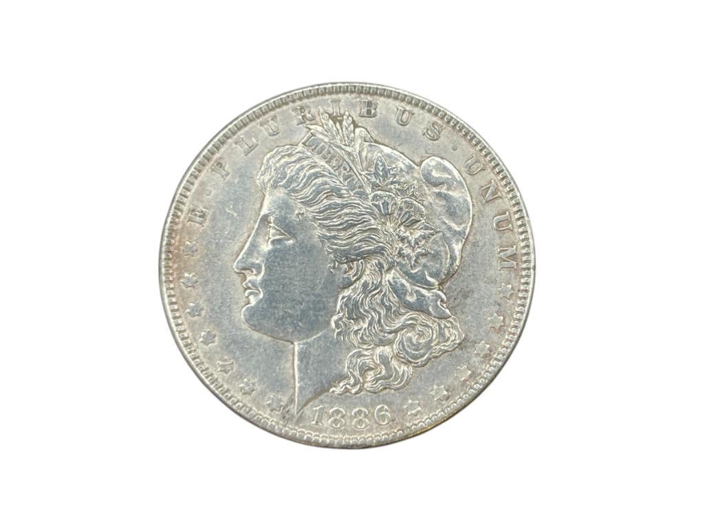 1886 U.S. MORGAN SILVER DOLLAR (1 of 7)