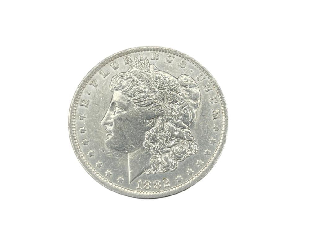 1882-O U.S. MORGAN SILVER DOLLAR (1 of 6)