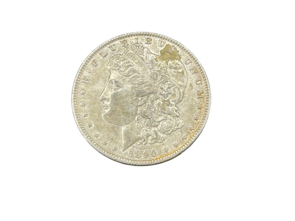 1890 U.S. MORGAN SILVER DOLLAR (1 of 6)
