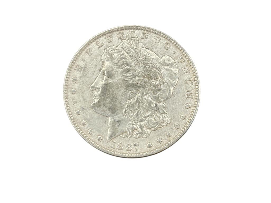1887 U.S. MORGAN SILVER DOLLAR (1 of 6)