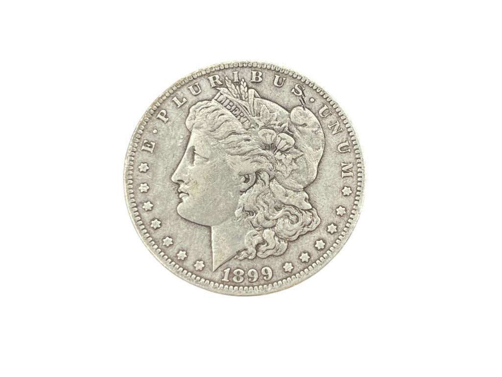 1899-O U.S. MORGAN SILVER DOLLAR (1 of 6)
