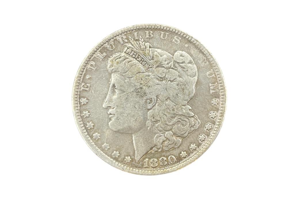 1880 U.S. MORGAN SILVER DOLLAR (1 of 6)