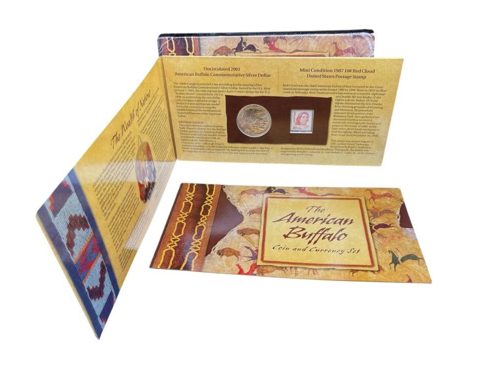 THE AMERICAN BUFFALO COIN AND CURRENCY FEATURING A 90% SILVER DOLLAR (1 of 13)