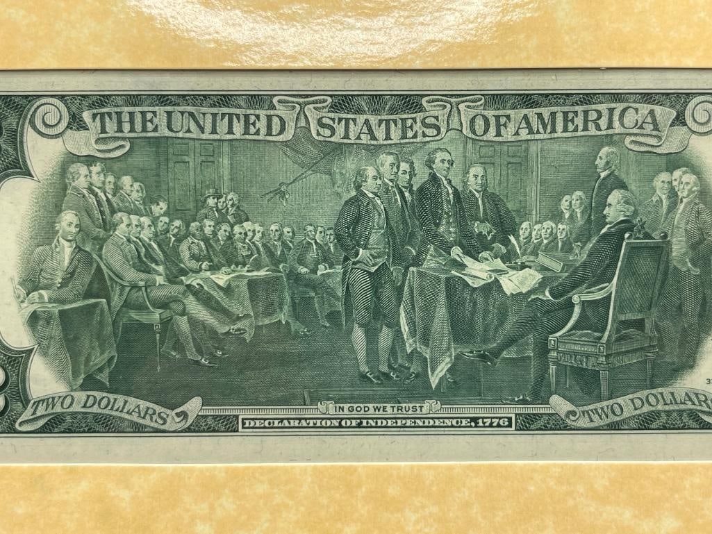 THE THOMAS JEFFERSON COINAGE AND CURRENCY SET FEATURING A 90% SILVER DOLLAR - 11