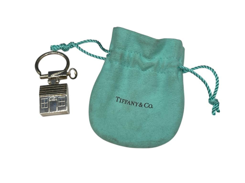 TIFFANY & CO. STERLING SILVER FIGURAL HOUSE KEY RING (1 of 7)