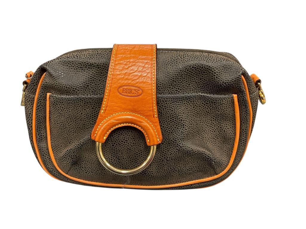 BRICS LEATHER CROSSBODY ITALIAN FASHION DESIGNER BAG (1 of 8)