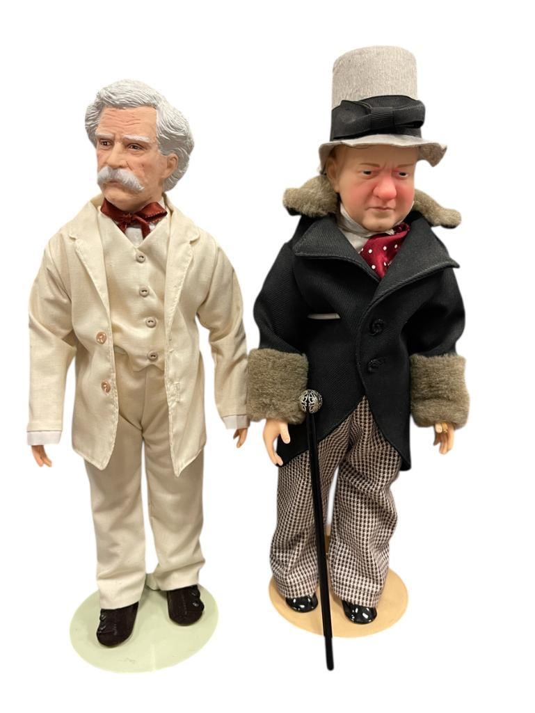 1983 MARK TWAIN BY EFFANBEE DOLLS AND 1980 W.C. FIELDS CENTENNIAL DOLL ALSO MADE BY EFFANBEE DOLLS (1 of 14)