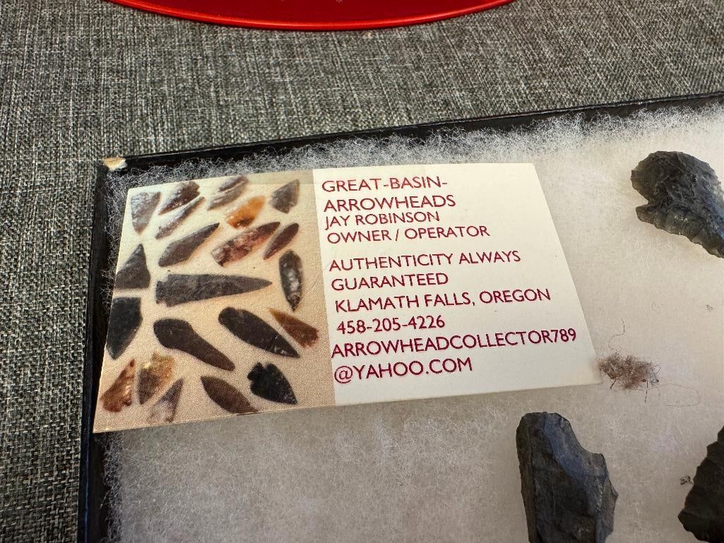 NATIVE AMERICAN ARTIFACTS / TOOLS, PRIMITIVE TOOLS ARROWHEADS / PROJECTILE POINTS - 11