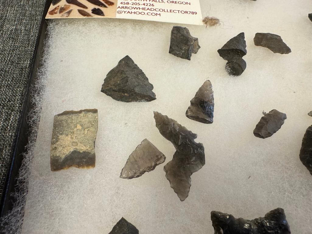 NATIVE AMERICAN ARTIFACTS / TOOLS, PRIMITIVE TOOLS ARROWHEADS / PROJECTILE POINTS - 14