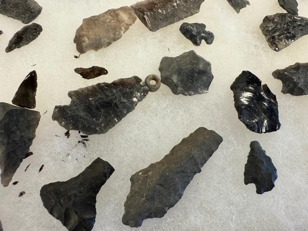 NATIVE AMERICAN ARTIFACTS / TOOLS, PRIMITIVE TOOLS ARROWHEADS / PROJECTILE POINTS - 16