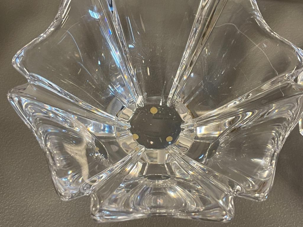 ORREFORS FINE SWEDISH CRYSTAL ORION AND CORONA PATTERN BOWLS - 5