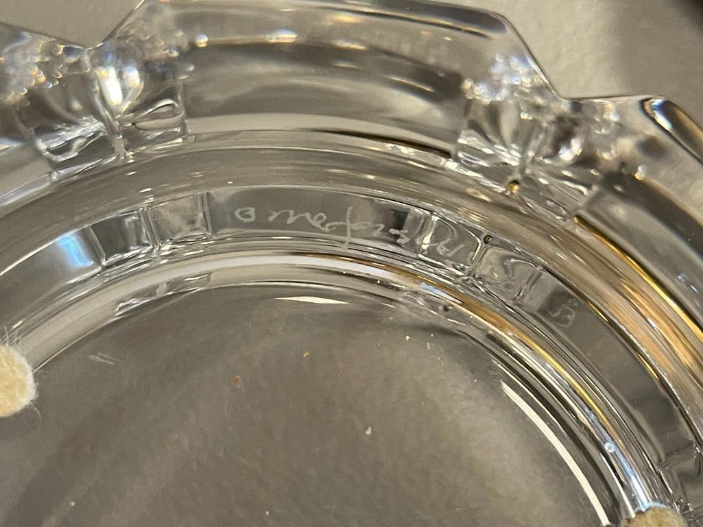 ORREFORS FINE SWEDISH CRYSTAL ORION AND CORONA PATTERN BOWLS - 8