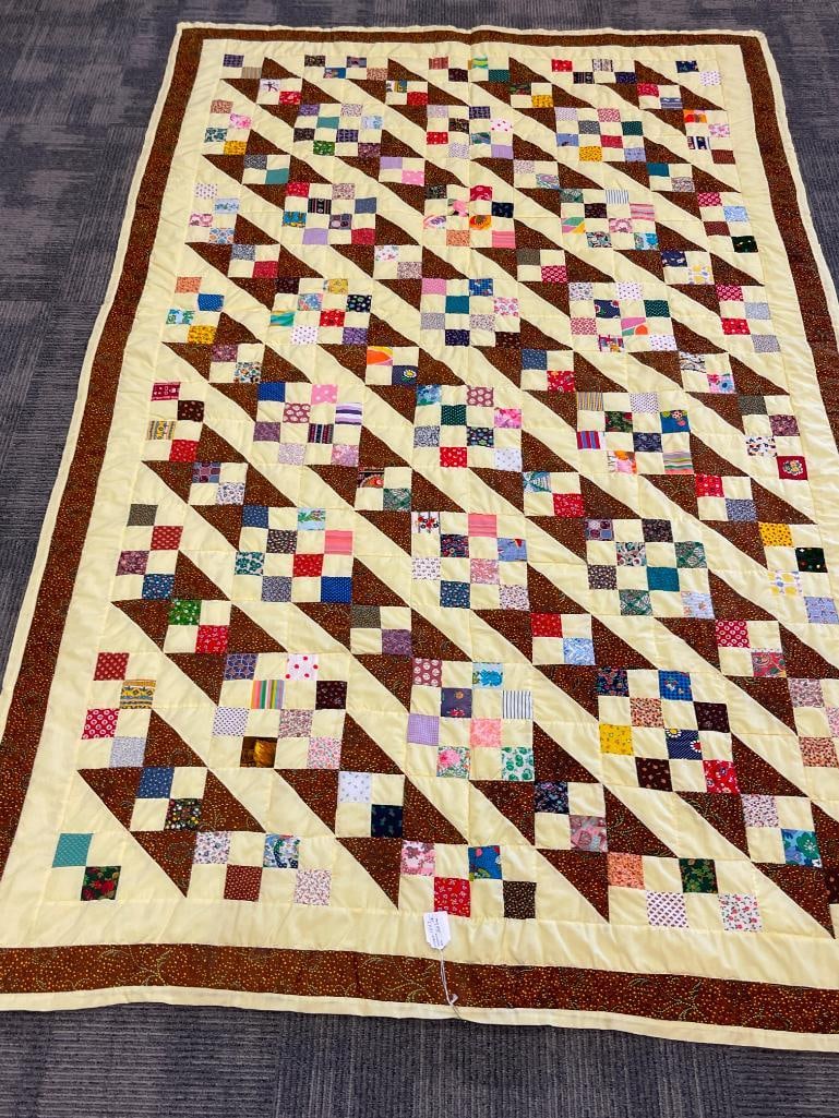 HANDMADE CLASSIC JACOB'S LADDER QUILT - 2
