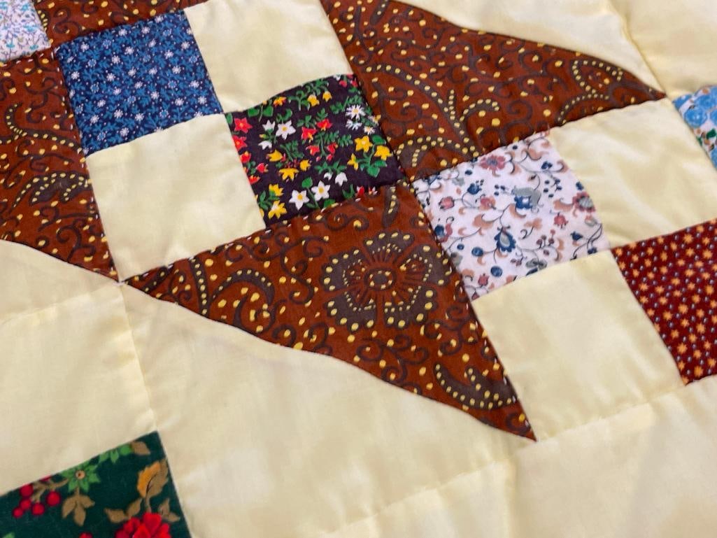 HANDMADE CLASSIC JACOB'S LADDER QUILT - 4