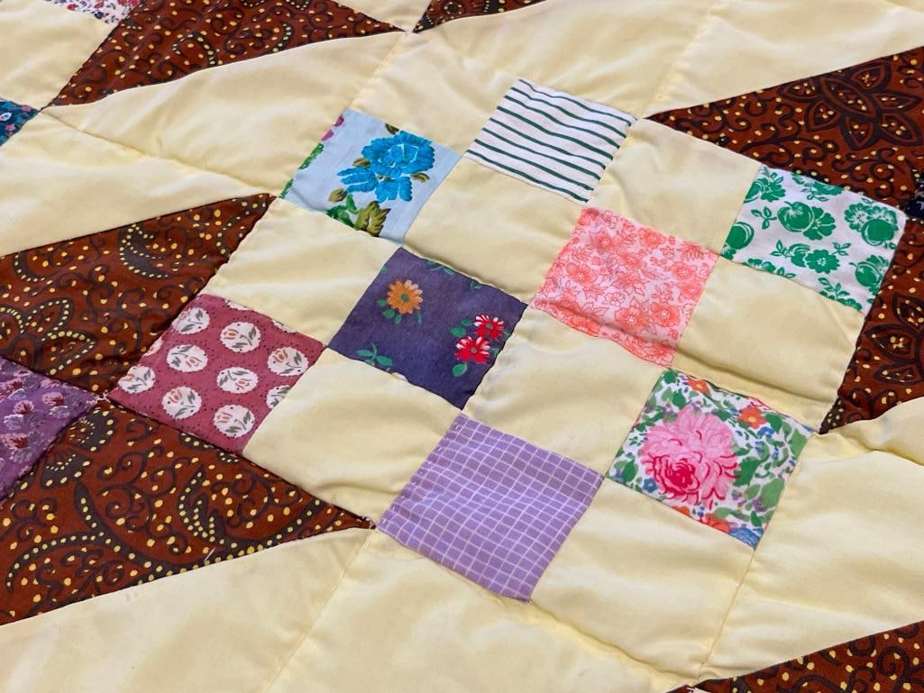 HANDMADE CLASSIC JACOB'S LADDER QUILT - 5