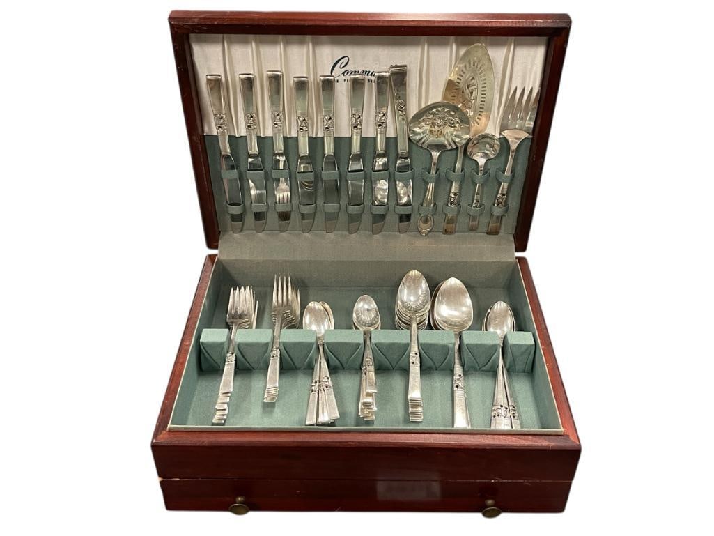 MORNING STAR CUMMINTY BY ONEIDA SILVER PLATE FLATWARE SET (1 of 20)