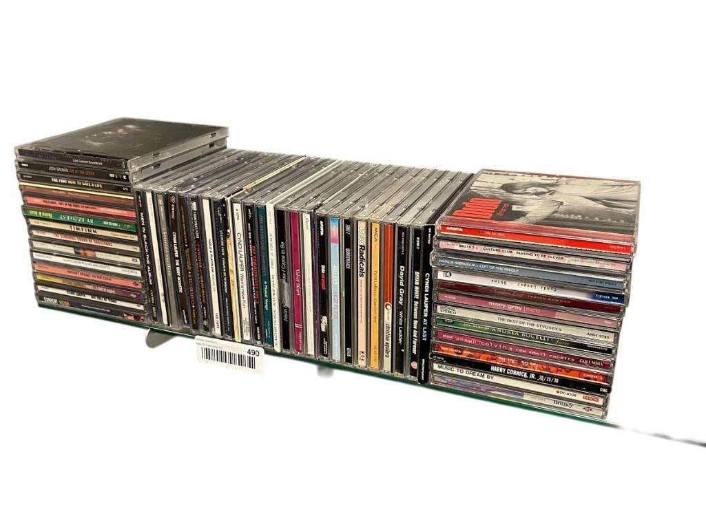 APPROX. 50 ASSORTED MUSICAL CD'S FEATURING ASSORTED TITLES (1 of 10)