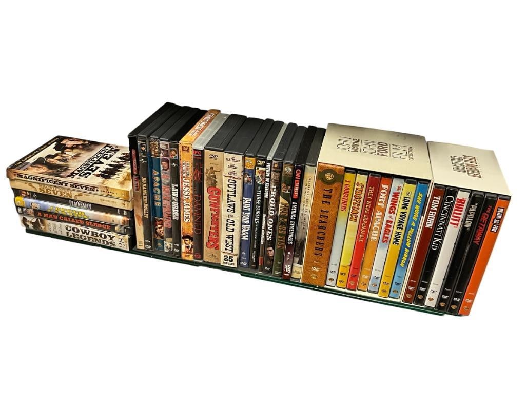 36 ASSORTED WESTERN DVDS INCLUDING JOHN WAYNE JOHN FORD FILM COLLECTION AND STEVE MCQUEEN COLLECT... (1 of 8)