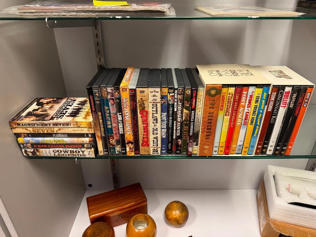 36 ASSORTED WESTERN DVDS INCLUDING JOHN WAYNE JOHN FORD FILM COLLECTION AND STEVE MCQUEEN COLLECT... - 2