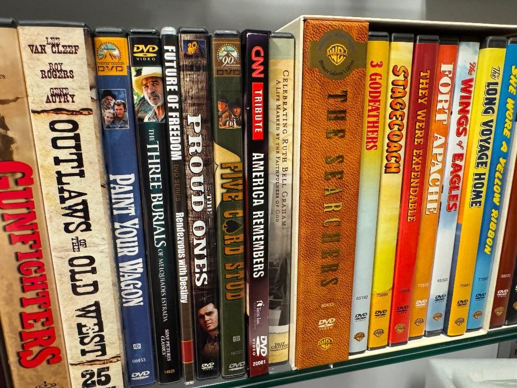 36 ASSORTED WESTERN DVDS INCLUDING JOHN WAYNE JOHN FORD FILM COLLECTION AND STEVE MCQUEEN COLLECT... - 5